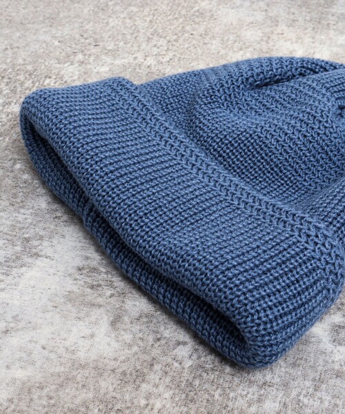 NOLLEY’S（ノーリーズ）の「RICH LUX ニットキャップ（ニットキャップ/ビーニー・メンズ・ベージュ/ダークネイビー/ライトグレー/ブラック/グレイッシュブルー・FREE）」の10枚目の写真