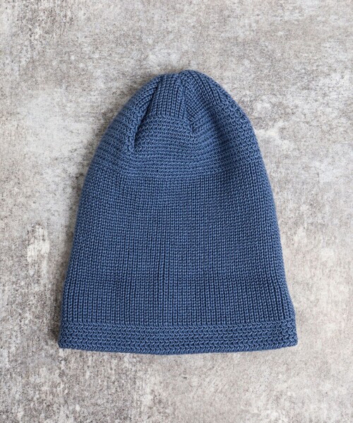NOLLEY’S（ノーリーズ）の「RICH LUX ニットキャップ（ニットキャップ/ビーニー・メンズ・ベージュ/ダークネイビー/ライトグレー/ブラック/グレイッシュブルー・FREE）」の15枚目の写真