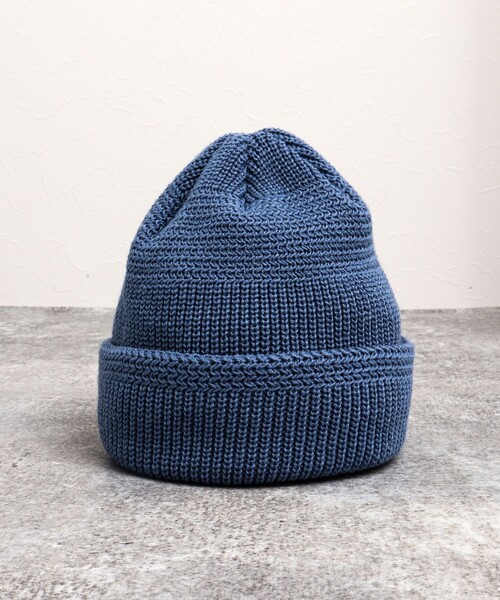 NOLLEY’S（ノーリーズ）の「RICH LUX ニットキャップ（ニットキャップ/ビーニー・メンズ・ベージュ/ダークネイビー/ライトグレー/ブラック/グレイッシュブルー・FREE）」の17枚目の写真