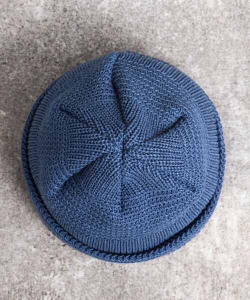 NOLLEY’S（ノーリーズ）の「RICH LUX ニットキャップ（ニットキャップ/ビーニー・メンズ・ベージュ/ダークネイビー/ライトグレー/ブラック/グレイッシュブルー・FREE）」の18枚目の写真