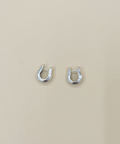 EDIT. FOR LULU(エディットフォールル)の「【ANNIKA INEZ/アニカイネズ】Ample Hinge Hoops Mini(ピアス(両耳用)・レディース・シルバー・FREE)」の8枚目の写真