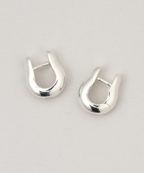 EDIT. FOR LULU(エディットフォールル)の「【ANNIKA INEZ/アニカイネズ】Ample Hinge Hoops Mini(ピアス(両耳用)・レディース・シルバー・FREE)」の6枚目の写真