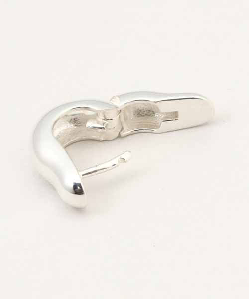 EDIT. FOR LULU(エディットフォールル)の「【ANNIKA INEZ/アニカイネズ】Ample Hinge Hoops Mini(ピアス(両耳用)・レディース・シルバー・FREE)」の3枚目の写真