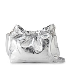 持てば旬顔 クラッシュ素材ショルダーバッグ