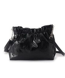 SHOO・LA・RUE | 持てば旬顔 クラッシュ素材ショルダーバッグ(ショルダーバッグ)