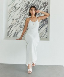 BAYFLOW | 【安保彩世さんコラボ】[取り外し可能パット付き]ナローキャミワンピース(ワンピース)