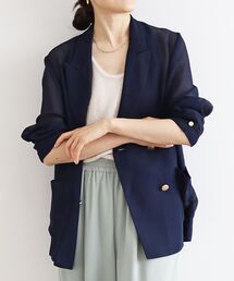 le.coeur blanc | メッシュテーラードジャケット(テーラードジャケット)