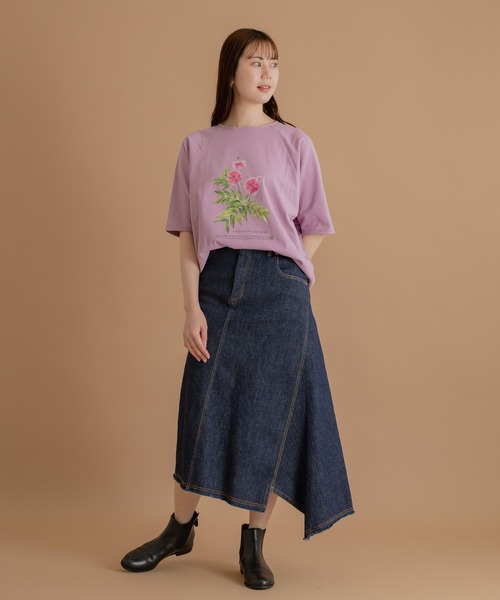 KATHARINE ROSS（キャサリンロス）の「【KATHARINE ROSS】hem unbalanced SK（デニムスカート・レディース・ブルー/ネイビー・MEDIUM）」の5枚目の写真