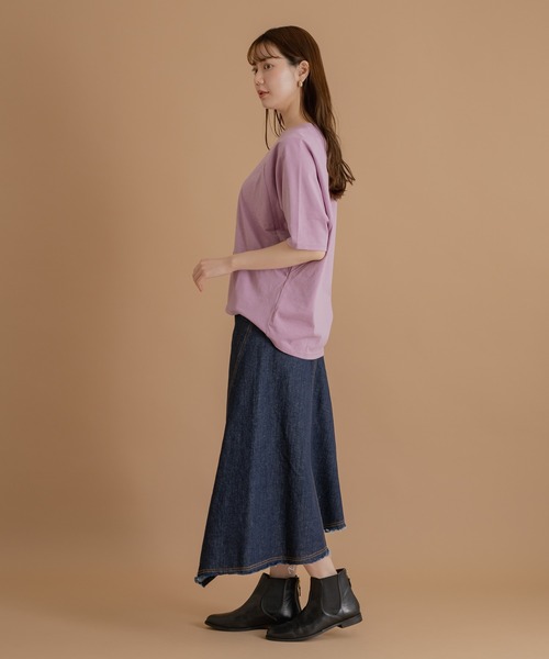 KATHARINE ROSS（キャサリンロス）の「【KATHARINE ROSS】hem unbalanced SK（デニムスカート・レディース・ブルー/ネイビー・MEDIUM）」の7枚目の写真