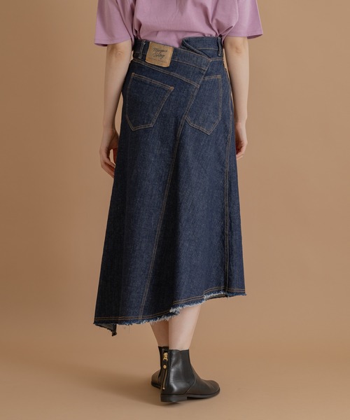 KATHARINE ROSS（キャサリンロス）の「【KATHARINE ROSS】hem unbalanced SK（デニムスカート・レディース・ブルー/ネイビー・MEDIUM）」の22枚目の写真