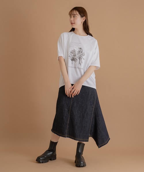 KATHARINE ROSS（キャサリンロス）の「【KATHARINE ROSS】hem unbalanced SK（デニムスカート・レディース・ブルー/ネイビー・MEDIUM）」の16枚目の写真