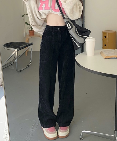 HALEY PESCA（ヘーリーペスカ）の「HALEY PESCA/コーデュロイ　ワイドレッグパンツ（その他パンツ・レディース・ブラック/ホワイト/ブラウン・LARGE/MEDIUM/SMALL）」の16枚目の写真