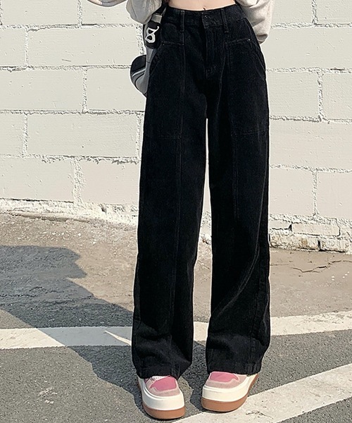 HALEY PESCA（ヘーリーペスカ）の「HALEY PESCA/コーデュロイ　ワイドレッグパンツ（その他パンツ・レディース・ブラック/ホワイト/ブラウン・LARGE/MEDIUM/SMALL）」の21枚目の写真