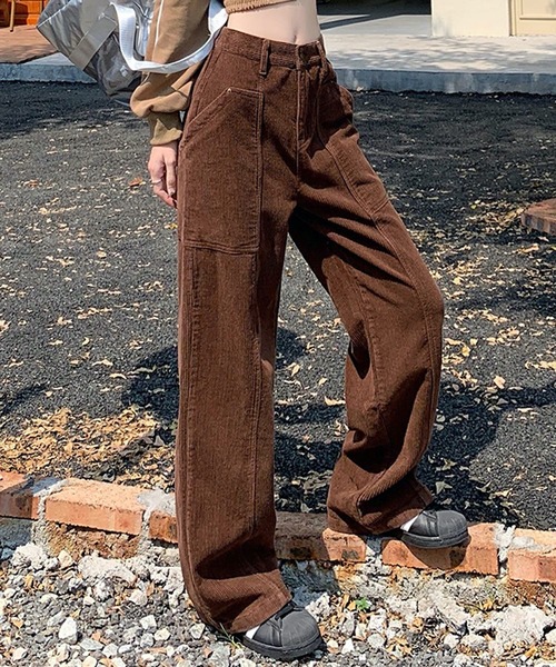 HALEY PESCA（ヘーリーペスカ）の「HALEY PESCA/コーデュロイ　ワイドレッグパンツ（その他パンツ・レディース・ブラック/ホワイト/ブラウン・LARGE/MEDIUM/SMALL）」の22枚目の写真