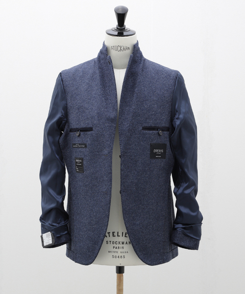 EDIFICE(エディフィス)の「BRERAS(ブレラス) Jersey Solid JKT A4NAPOLITJR04(テーラードジャケット・メンズ・ネイビー・50/48/46/44)」の17枚目の写真