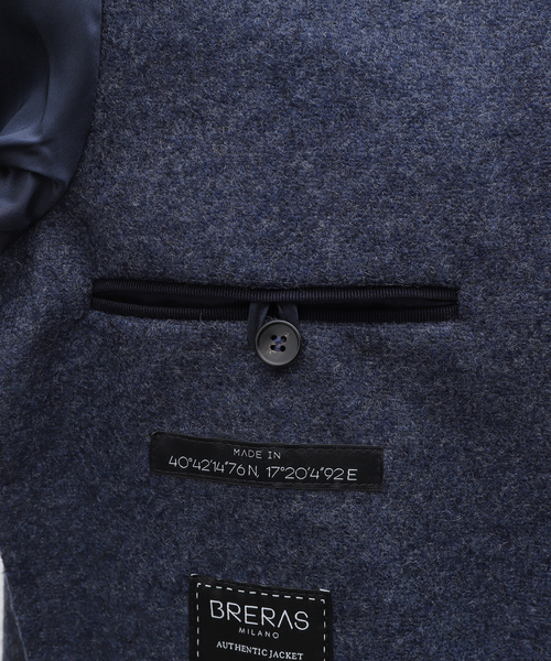 EDIFICE(エディフィス)の「BRERAS(ブレラス) Jersey Solid JKT A4NAPOLITJR04(テーラードジャケット・メンズ・ネイビー・50/48/46/44)」の19枚目の写真