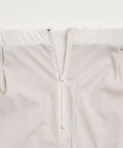 PUBLIC TOKYO（パブリックトウキョウ）の「ベロアナロースカート（スカート・レディース・グレー/ブラック/ベージュ/アイボリー・1/2）」の22枚目の写真