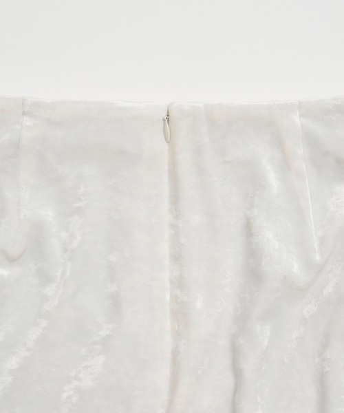 PUBLIC TOKYO（パブリックトウキョウ）の「ベロアナロースカート（スカート・レディース・グレー/ブラック/ベージュ/アイボリー・1/2）」の21枚目の写真