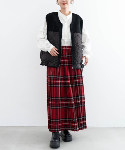 refinedworks】 秋に使いやすい！キルティングベスト！（ベスト