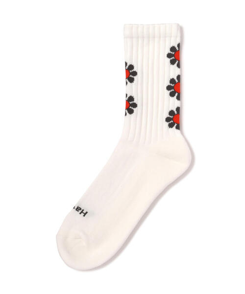 ROSTER SOX（ロスターソックス）の「ROSTER SOX/ロスターソックス  PEACE SOCKS メンズ レディース（ソックス/靴下・メンズ・グレー/イエロー/ホワイト・1/2）」の5枚目の写真