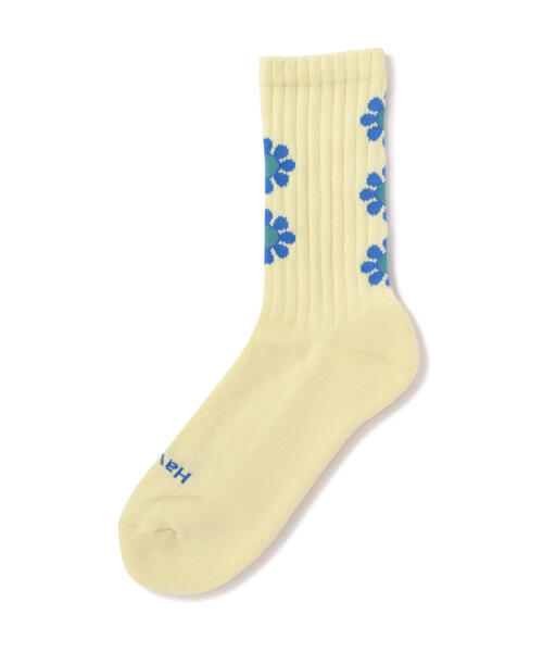 ROSTER SOX（ロスターソックス）の「ROSTER SOX/ロスターソックス  PEACE SOCKS メンズ レディース（ソックス/靴下・メンズ・グレー/イエロー/ホワイト・1/2）」の6枚目の写真