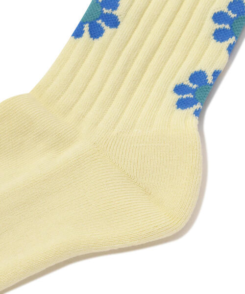 ROSTER SOX（ロスターソックス）の「ROSTER SOX/ロスターソックス  PEACE SOCKS メンズ レディース（ソックス/靴下・メンズ・グレー/イエロー/ホワイト・1/2）」の7枚目の写真