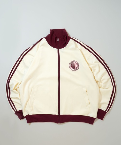 embroidery side line track jacket/胸刺繍 サイドライン トラックジャケット（ジャージ）｜Anytime Songs（エニータイムソングス）