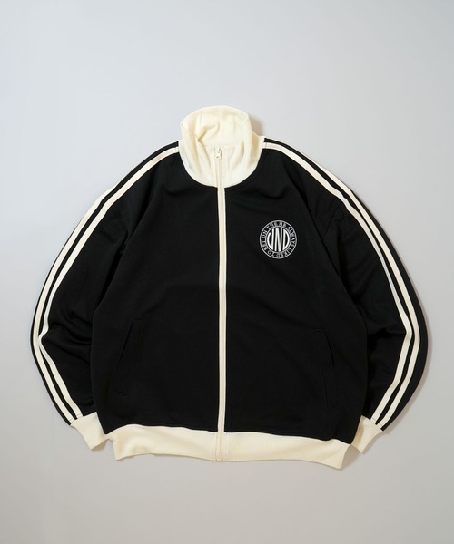 embroidery side line track jacket/胸刺繍 サイドライン トラックジャケット（ジャージ）｜Anytime Songs（エニータイムソングス）