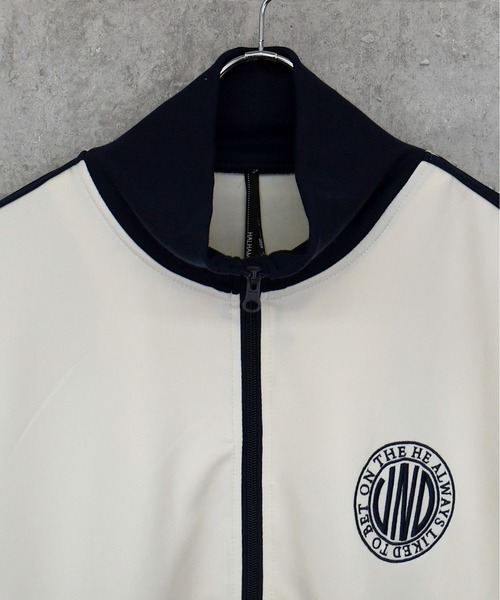 embroidery side line track jacket/胸刺繍 サイドライン トラックジャケット（ジャージ）｜Anytime Songs（エニータイムソングス）