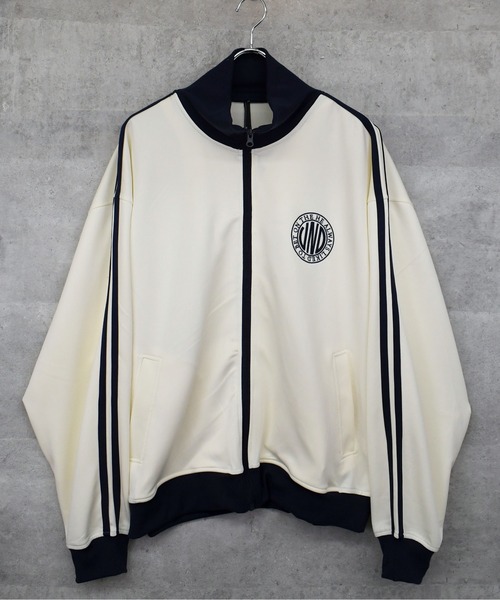 embroidery side line track jacket/胸刺繍 サイドライン トラック