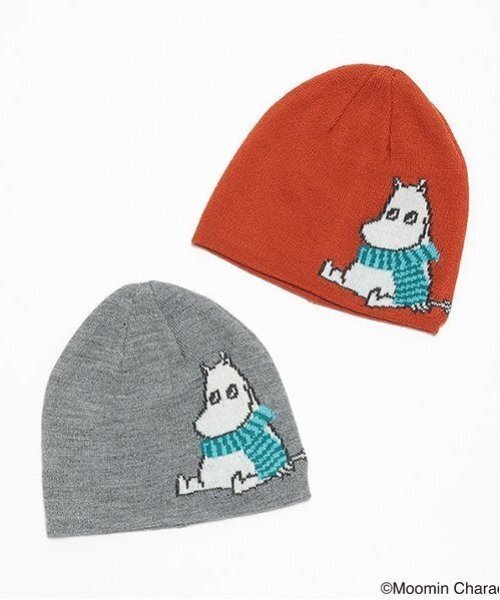 kladskap(クレードスコープ)の「MOOMIN/ムーミンニットキャップ(ニットキャップ/ビーニー・キッズ・トップグレー/レンガ・FREE)」の6枚目の写真