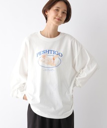 LEPSIM | 猫プリントロンT　150324(Tシャツ/カットソー)