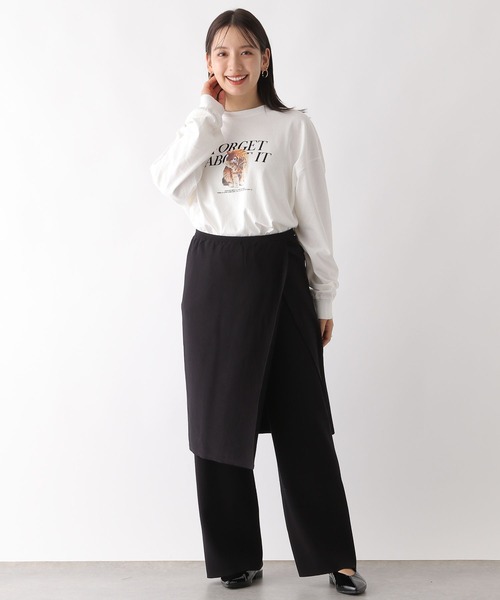 LEPSIM（レプシィム）の「猫プリントロンT　150324（Tシャツ/カットソー・レディース・オフホワイト/ホワイト・FREE）」の10枚目の写真