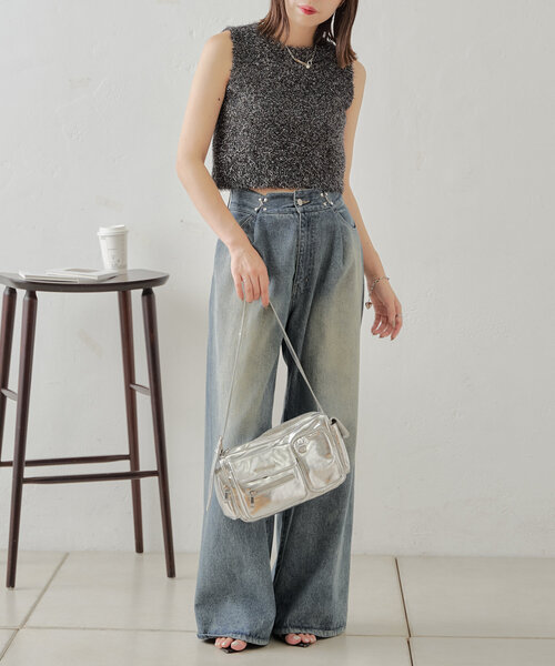 【極美品】PEZZETTINO ショルダーバック 極美品】PEZZETTINO ショルダーバック