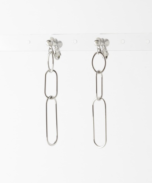 URBAN RESEARCH ROSSO WOMEN(アーバンリサーチ ロッソ)の「チェーンレイヤードイヤリング(イヤリング・レディース・ゴールド/シルバー・FREE)」の7枚目の写真