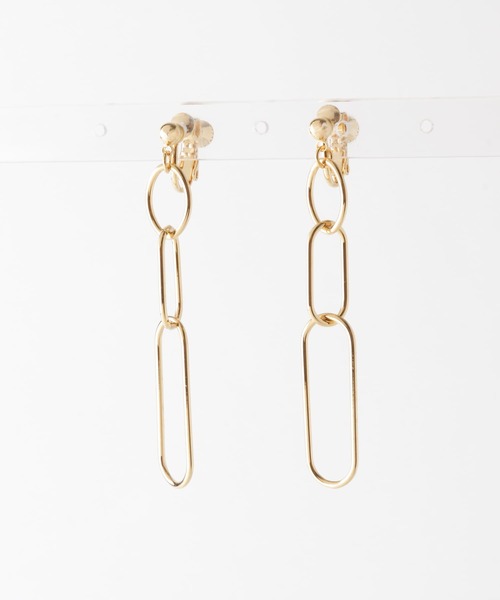 URBAN RESEARCH ROSSO WOMEN(アーバンリサーチ ロッソ)の「チェーンレイヤードイヤリング(イヤリング・レディース・ゴールド/シルバー・FREE)」の8枚目の写真