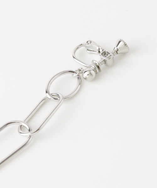 URBAN RESEARCH ROSSO WOMEN(アーバンリサーチ ロッソ)の「チェーンレイヤードイヤリング(イヤリング・レディース・ゴールド/シルバー・FREE)」の10枚目の写真