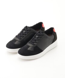 Fitflop(フィットフロップ) RALLY LEATHER/FELT/SUEDE PANEL SNEAKERS