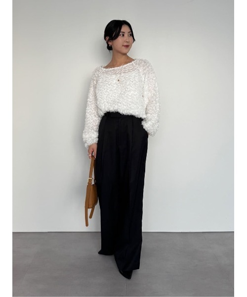 売り切れました。フリンジカットソー MINERTE tシャツ 「MINERTE」fringe tops / フリンジトップス