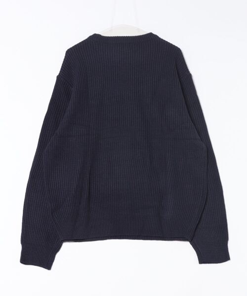 a.p.o.v.（エーピーオービー）の「a.p.o.v. オーバーサイズクルーネックニットセーター（ニット/セーター・メンズ・ネイビー/ベージュ/ブラウン/ブラック/アイボリー/グレー/ブルー・ONESIZE）」の17枚目の写真