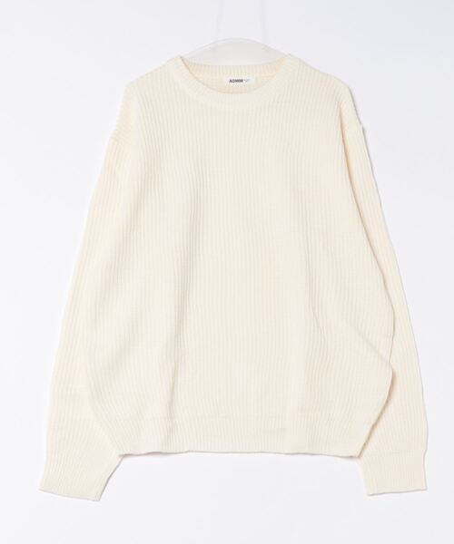 a.p.o.v.（エーピーオービー）の「a.p.o.v. オーバーサイズクルーネックニットセーター（ニット/セーター・メンズ・ネイビー/ベージュ/ブラウン/ブラック/アイボリー/グレー/ブルー・ONESIZE）」の19枚目の写真