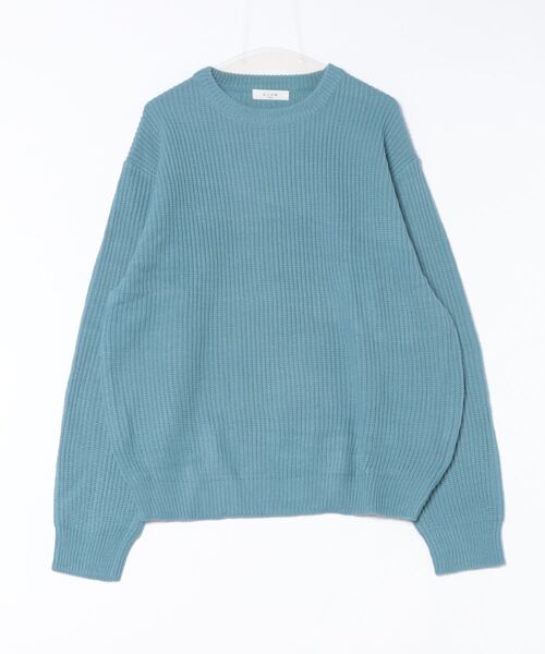 a.p.o.v.（エーピーオービー）の「a.p.o.v. オーバーサイズクルーネックニットセーター（ニット/セーター・メンズ・ネイビー/ベージュ/ブラウン/ブラック/アイボリー/グレー/ブルー・ONESIZE）」の21枚目の写真