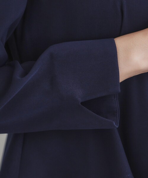 index(インデックス)の「《S-LLsize》ドッキングペプラムワンピース【洗濯機洗い可/イージーアイロン/防シワ】(ワンピース・レディース・ナチュラル/ネイビー・36/38/40/42)」の20枚目の写真