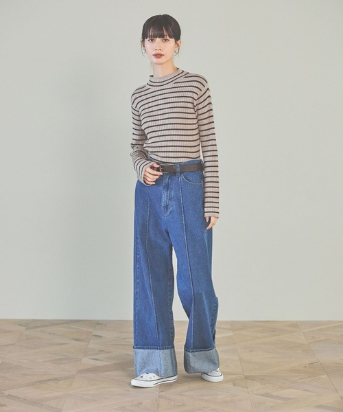 LAKOLE（ラコレ）の「12ゲージリブモックネックプルオーバー / 116703（ニット/セーター・レディース・その他2/その他1/セージグリーン/アイボリー/ブラック/ライトブルー・SMALL/MEDIUM/LARGE）」の22枚目の写真