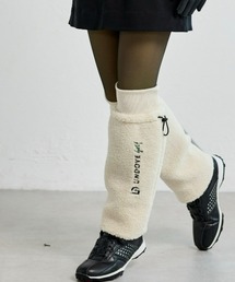 UNDOVE（アンドゥーブ）の「＜UNDOVEgolf＞【はっ水/UVカット/ボア/ゴルフウェア/ゴルフ/あったか/動きやすい/golf/レディースゴルフ/】あったかボアレッグウォーマー（ゴルフグッズ）」