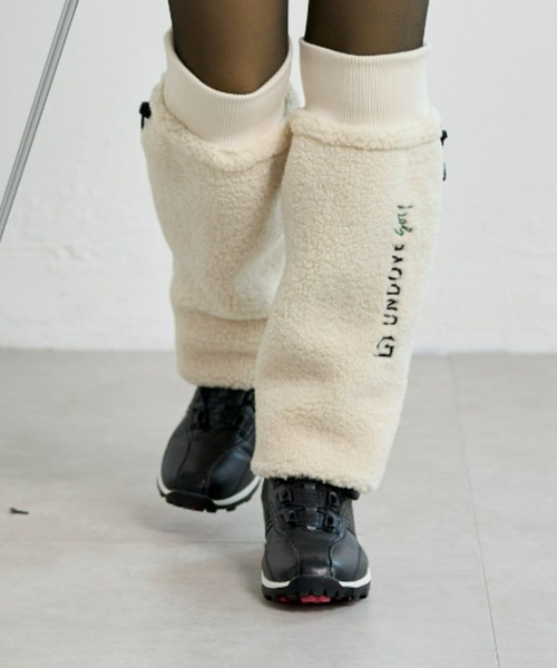 ☆ANEW GOLF☆ アニューレッグウォーマー UNDOVEgolf＞【はっ水/UVカット/ボア/ゴルフウェア/ゴルフ/あったか