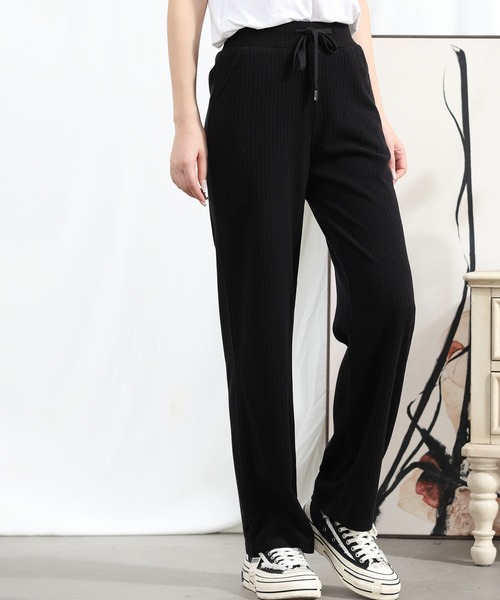 aimoha(アイモハ)の「【Aimoha】ハイウエストドレープパンツ(その他パンツ・レディース・ブラック/グレー・MEDIUM/X-LARGE/LARGE)」の2枚目の写真