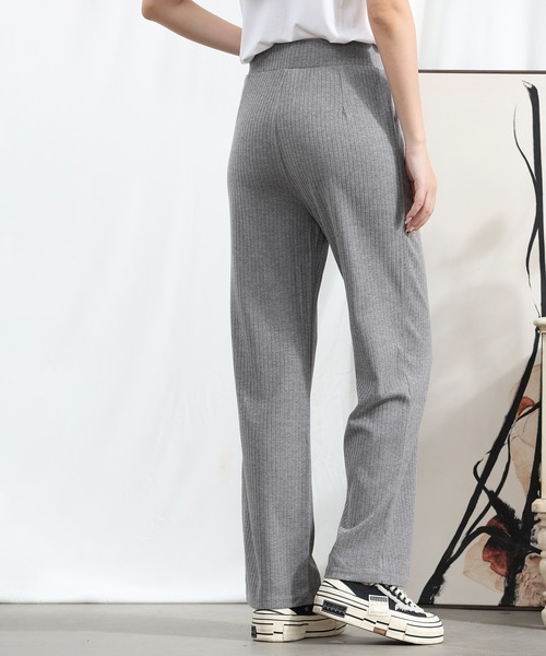 aimoha(アイモハ)の「【Aimoha】ハイウエストドレープパンツ(その他パンツ・レディース・ブラック/グレー・MEDIUM/X-LARGE/LARGE)」の5枚目の写真