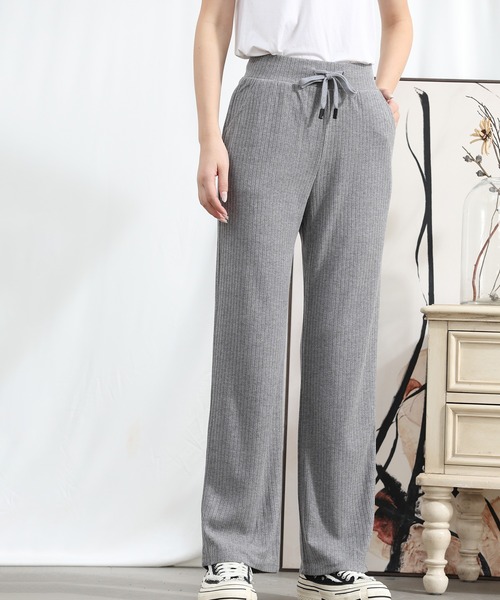 aimoha(アイモハ)の「【Aimoha】ハイウエストドレープパンツ(その他パンツ・レディース・ブラック/グレー・MEDIUM/X-LARGE/LARGE)」の7枚目の写真