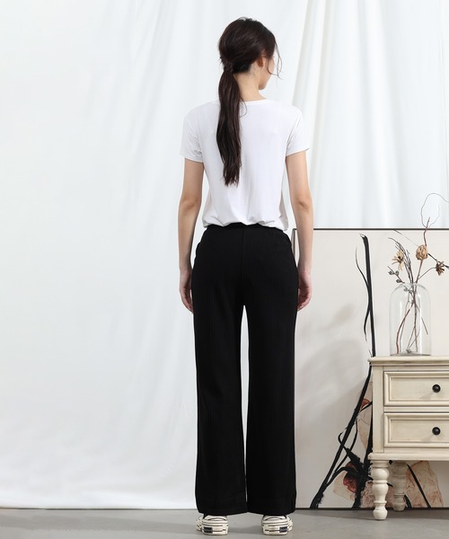 aimoha(アイモハ)の「【Aimoha】ハイウエストドレープパンツ(その他パンツ・レディース・ブラック/グレー・MEDIUM/X-LARGE/LARGE)」の12枚目の写真
